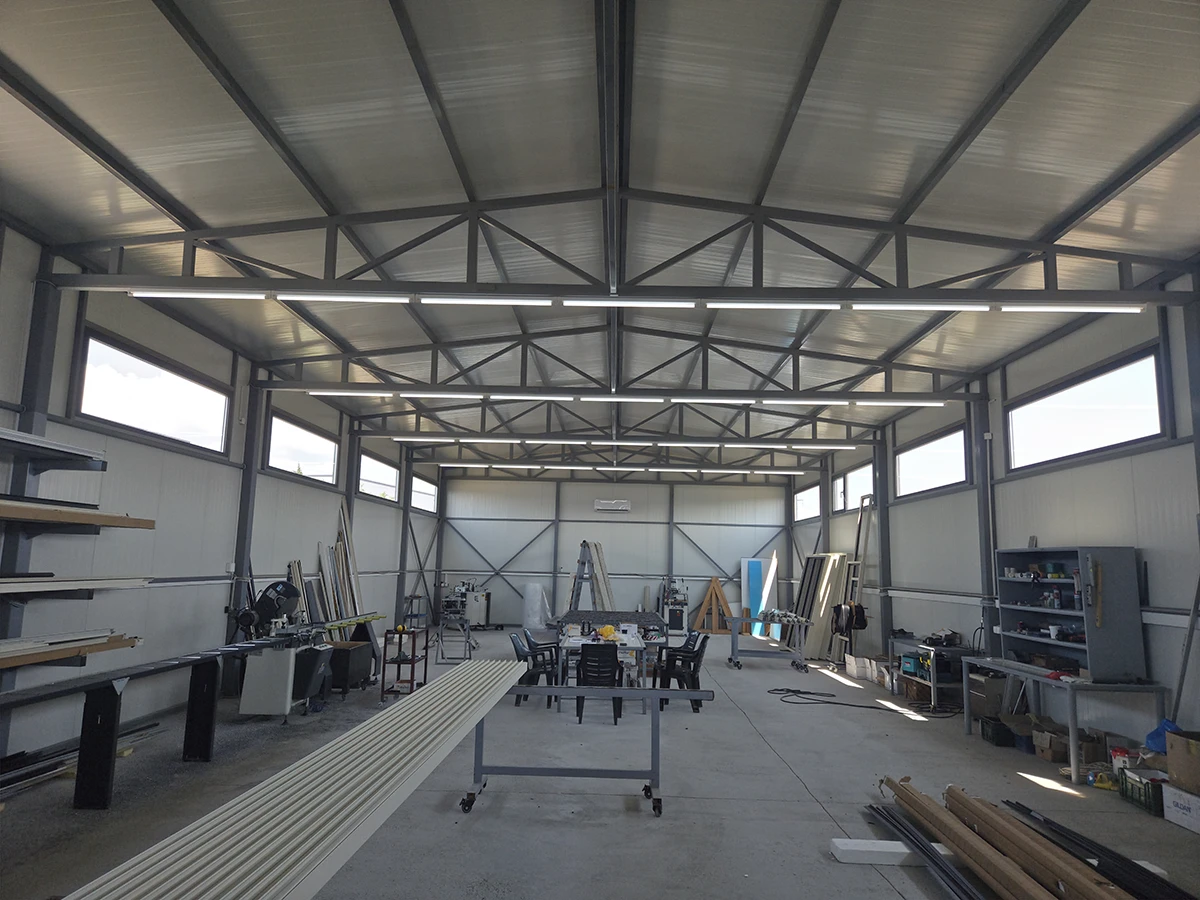 Fenced industrial property with truck access in Prdejci
