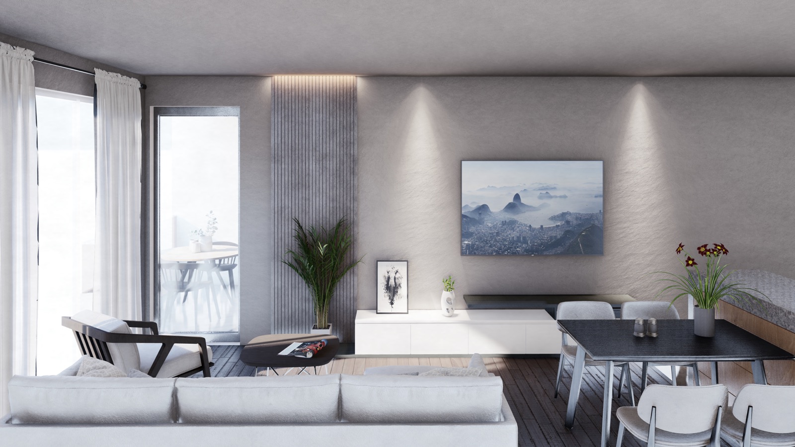 Premium стан A2 во Центар, Скопје — трособен, 60 / 60.8 m²