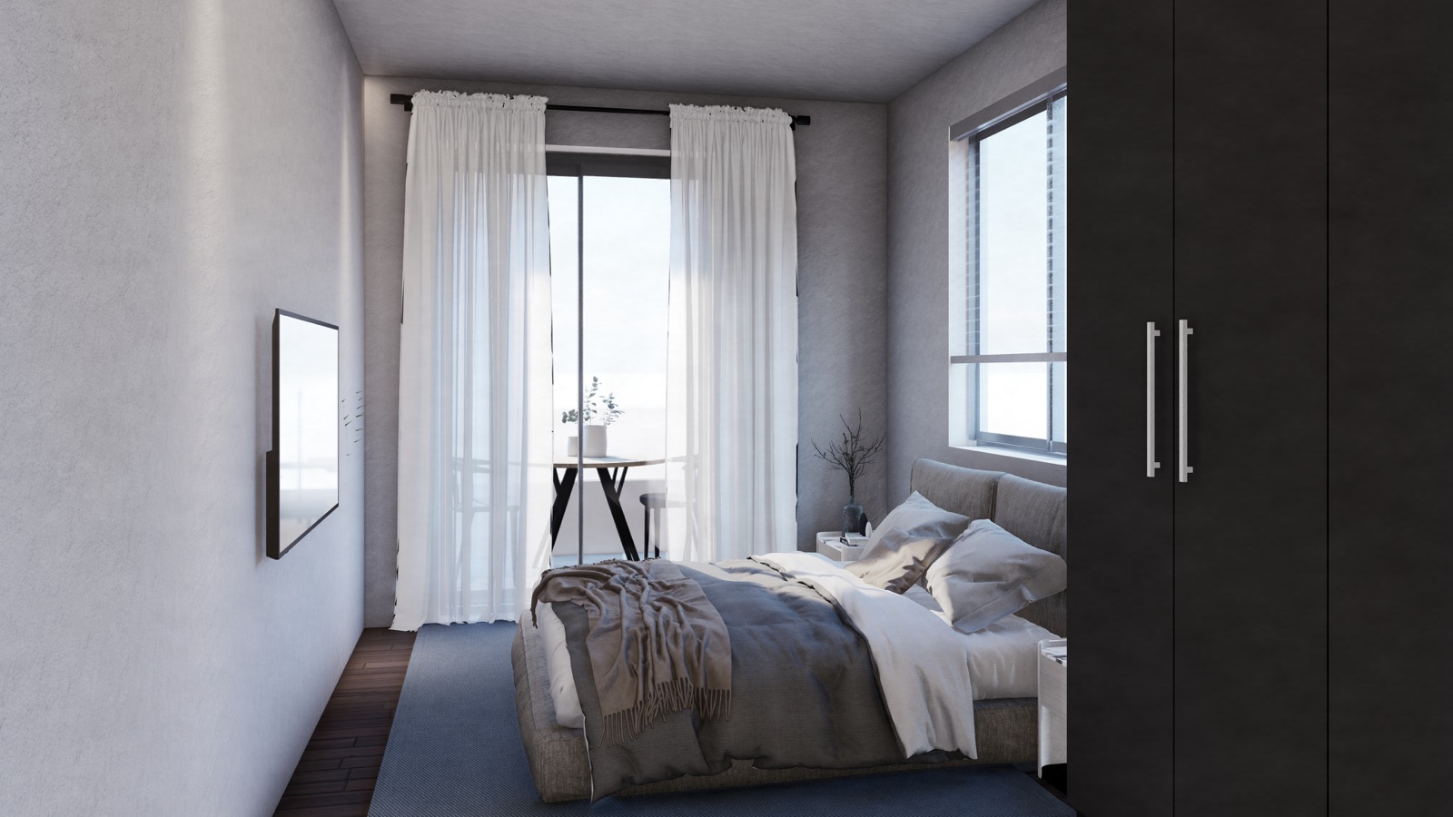 Premium стан A2 во Центар, Скопје — трособен, 60 / 60.8 m²