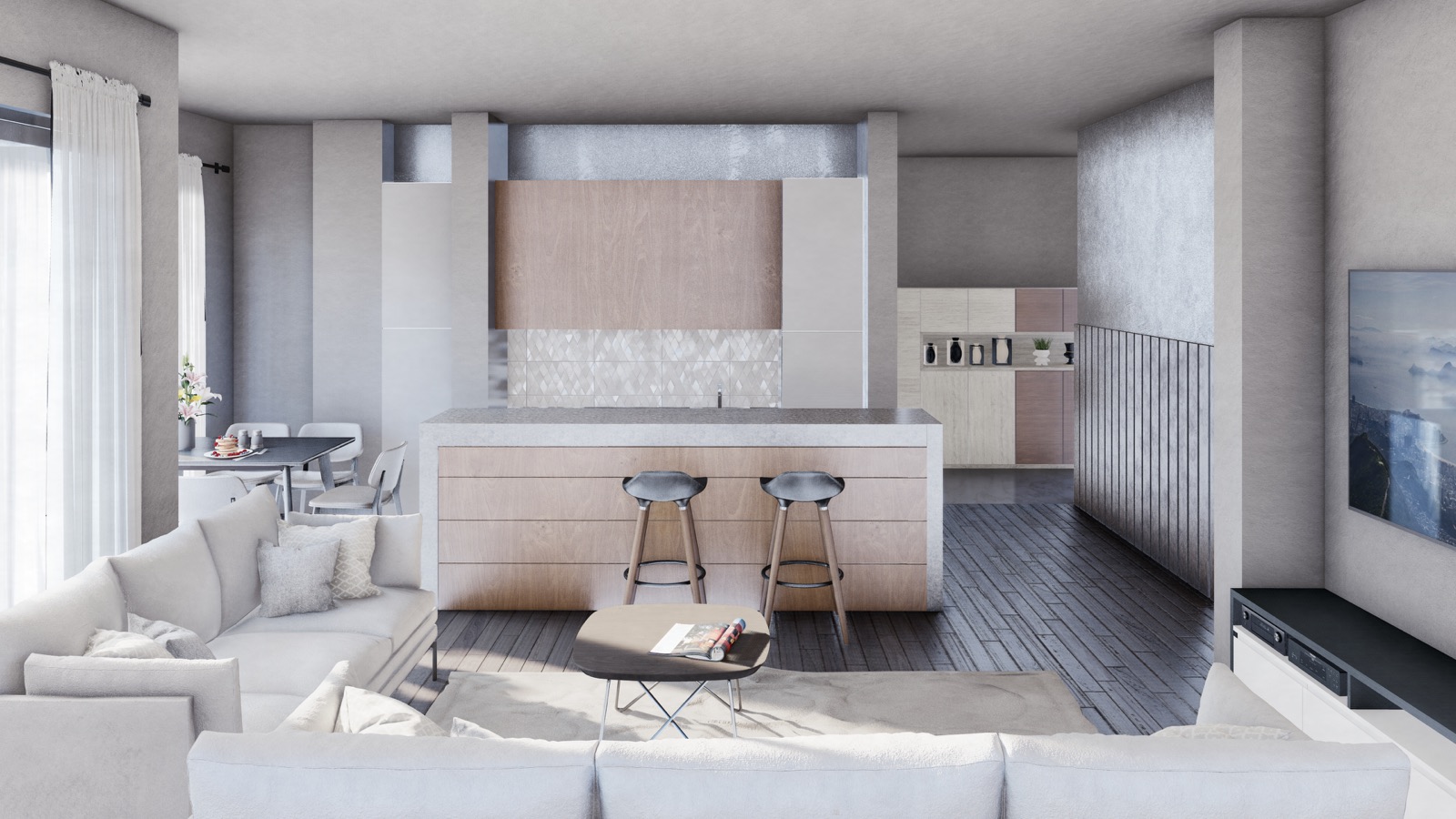 Premium стан B17 во Центар, Скопје — трособен, 80 m² со две бањи